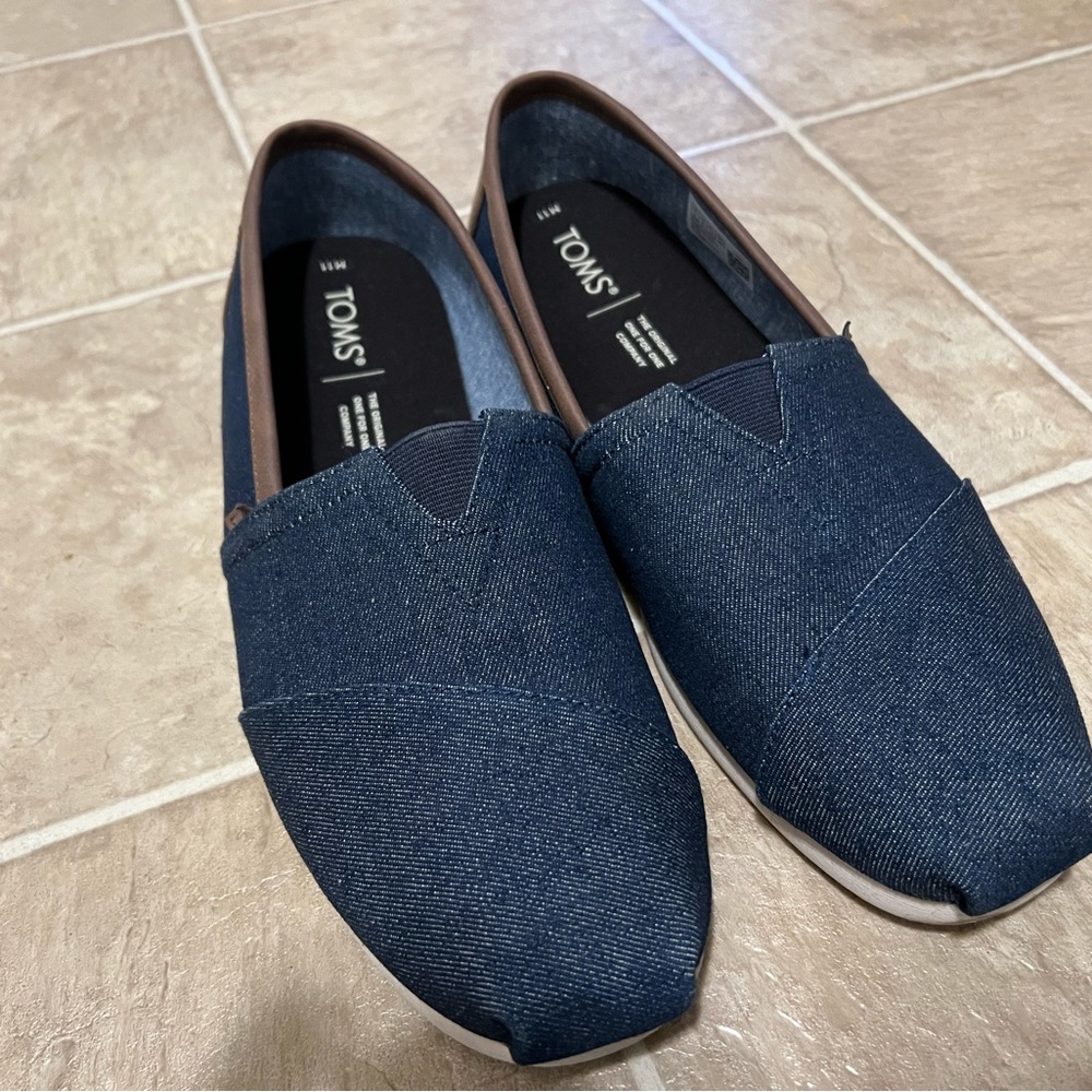 Toms Mens Alpargata - Dark Denim - Mens size 11